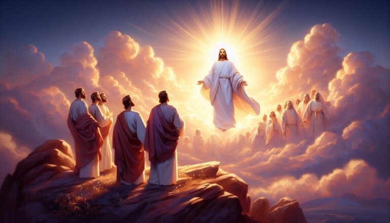 La transfiguración de Jesús reflexión con apóstoles en el monte
